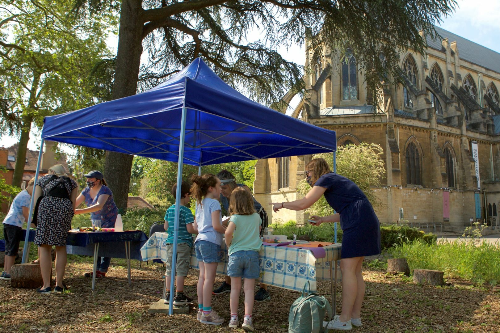 Landmark - Children printmaking